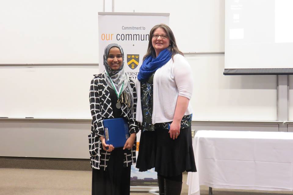 Regina Huda School Students at the Regional Science Fair